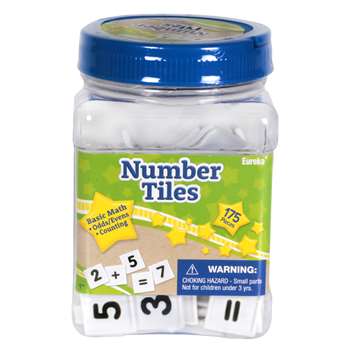 Tub Of Number Tiles Manipulatives, EU-867430