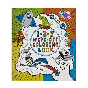 Boy 2 Wipe Off Coloring Book, EU-BWCB14583