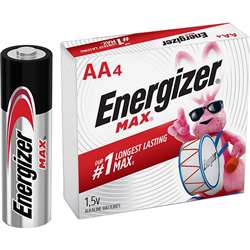 Energizer Max Alkaline AA Batteries - EVEE91