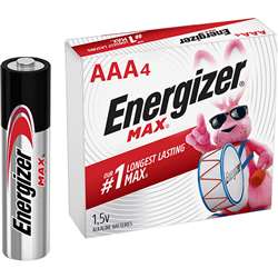 Energizer Max Alkaline AAA Batteries - EVEE92