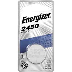 Energizer 2450 Lithium Coin Battery, 1 Pack - EVEECR2450BP