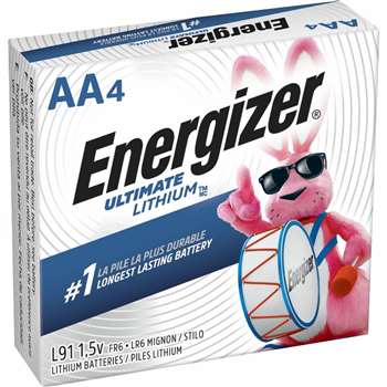 Energizer Ultimate Lithium AA Batteries - EVEL91
