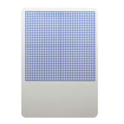 Single 1/4In Graph Dry Erase Board 11 X 16 By Flipside