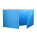 Blue Corrugated Study Carrel 24Pk Plastic - FLP1937224