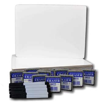 Magnetic Dry Erase Board 12Pk Class Pack 9X12 By Flipside