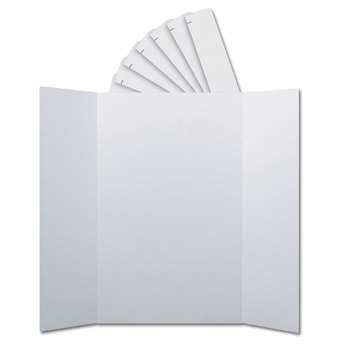 Project Boards & Headers 24/Set Corrugated White, FLP30242