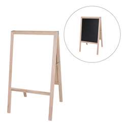 Marquee Easel White Dry Erase Black Chalk, FLP31200