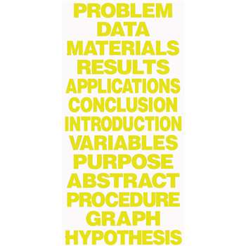 Project Board Titles Yellow By Flipside