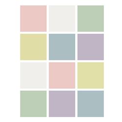 3X3&quot; Pastel Stickabl with Markr 4/Pk, FLP96633