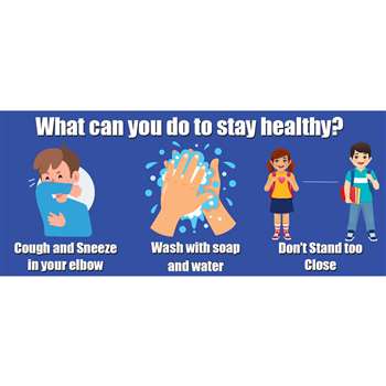 How To Stay Healthy Floor Stickers 5Pk, FLP97044