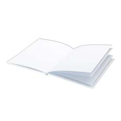 Hardcover Blank Book Portrait 24Pk 6X8, FLPBK224