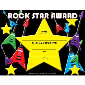 Rock Star Certificate, FLPRS001