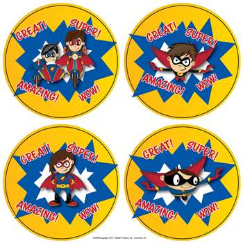 Superhero Stickers, FLPSH005