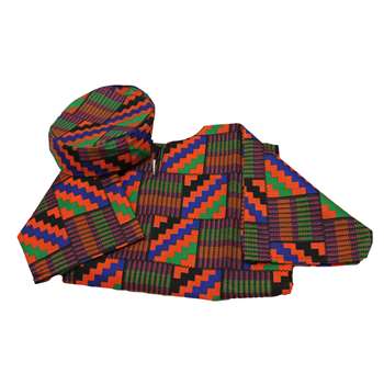 Ethnic Costumes Boys West African Shirt & Hat By Childrens Factory