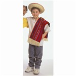 Ethnic Costumes Boys Mexican Shirt Hat & Serape, FPH327B