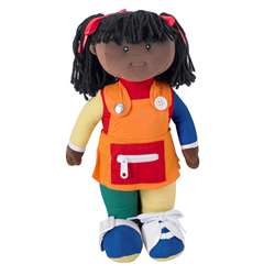 Learn To Dress Doll Black Girl By Childrens Factory