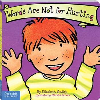 Best Behavior Words Are Not For Hurting By Free Spirit Publishing