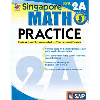 Math Practice Level 2A Gr 3 By Carson Dellosa