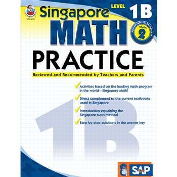 Math Practice Level 1B Gr 1-2 By Carson Dellosa