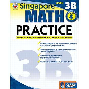 Math Practice Level 3B Gr 4 By Carson Dellosa