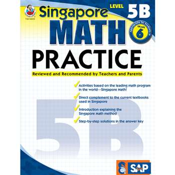 Math Practice Level 5B Gr 6 By Carson Dellosa