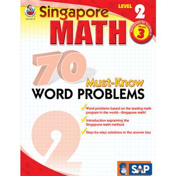 70 Must Know Word Problems Level 2 Gr 3 By Carson Dellosa