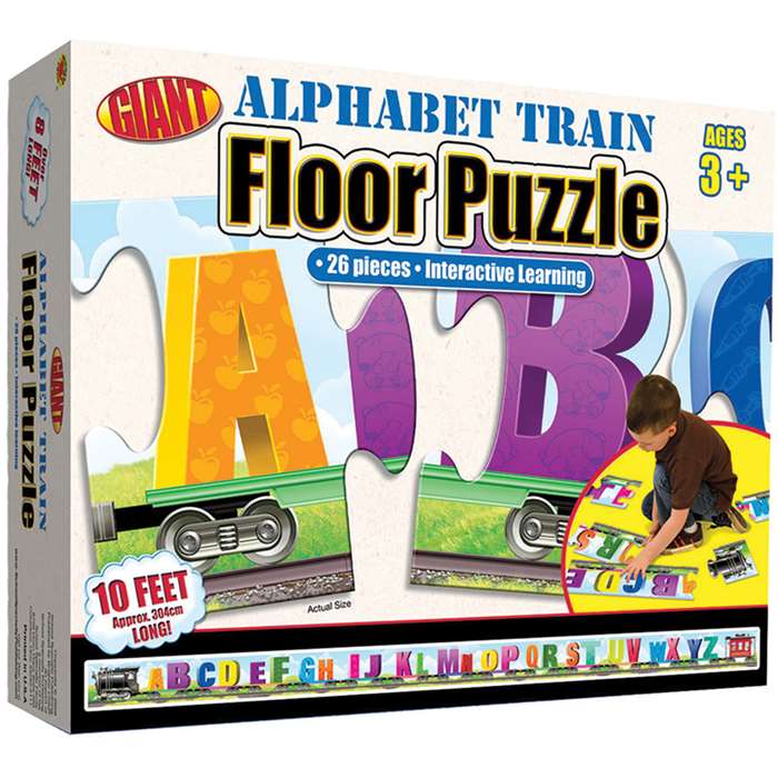 Alphabet Train Puzzle Ages 3-6 By Carson Dellosa