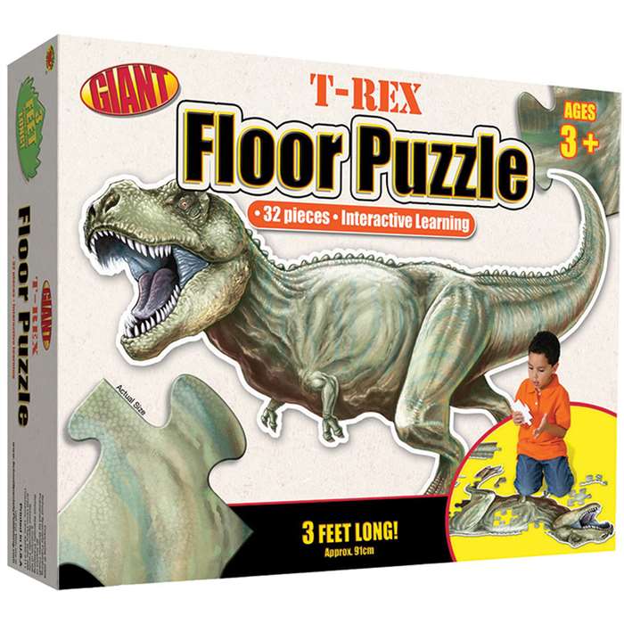 T-Rex Puzzle Ages 3-6 By Carson Dellosa