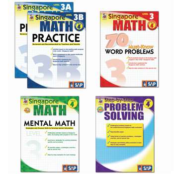 Singapore Math Bundle Gr 4 By Carson Dellosa