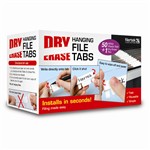 Filertek Dry Erase Tabs Clear 50Cnt, FT-1150