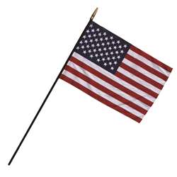 Heritage Us Classroom Flag 24 X 36 Flag 7/16 X 48 Staff By Independence Flag