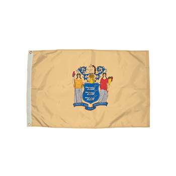 3X5 Nylon New Jersey Flag Heading & Grommets, FZ-2292051