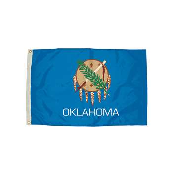 3X5 Nylon Oklahoma Flag Heading & Grommets, FZ-2352051