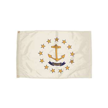 3X5 Nylon Rhode Island Flag Heading And Grommets, FZ-2382051