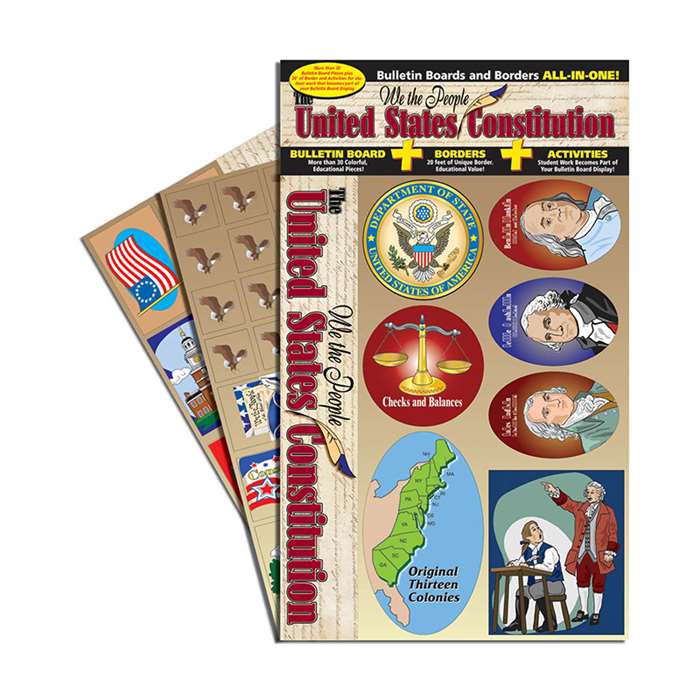 Us Constitution All-In-One Bulletin Board Set In Board Set By Gallopade