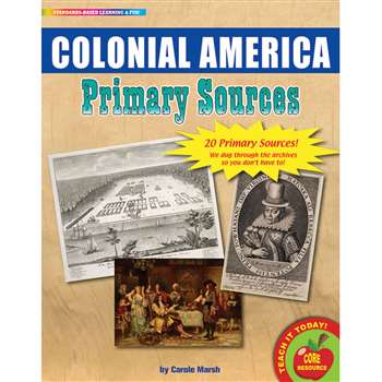 Primary Sources Colonial America, GALPSPCOL