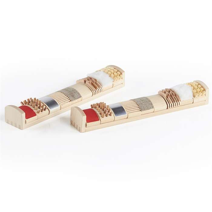 Tactile Bars 2 Bars 9 Textured Pieces By Guidecraft Usa