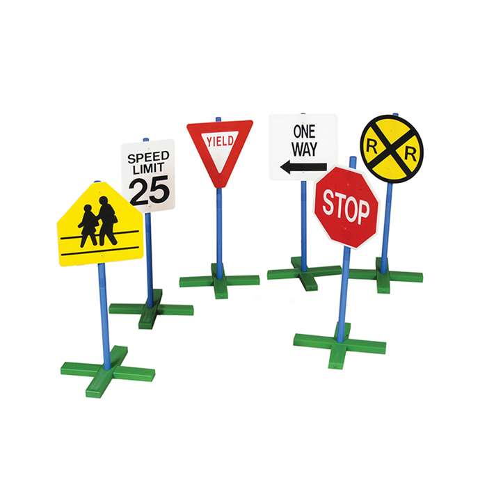 Drivetime Sign 6/Pk 30 Tall Pole By Guidecraft Usa