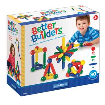 Magneatos Better Builders 30 Piece Set By Guidecraft Usa
