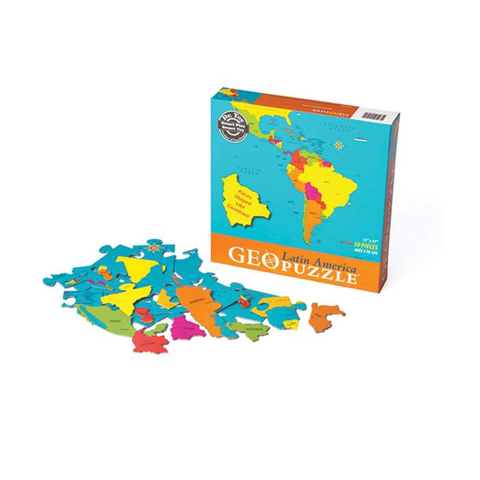Latin America Geopuzzle By Geotoys
