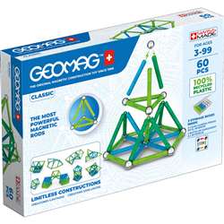 Geomag Green Line Colors 60 Pieces, GMW272