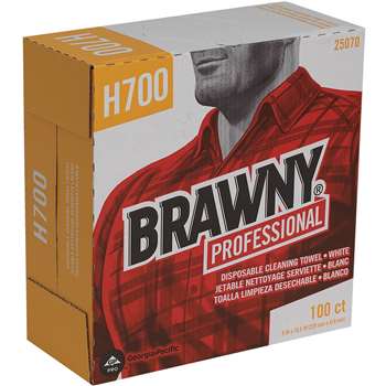 Brawny&reg; Professional H700 Disposable Cleaning Towels - GPC25070
