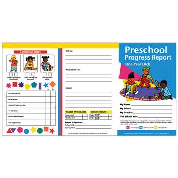 Preschool Progress Reports 10Pk For 1 Year Olds By Hayes School Publishing