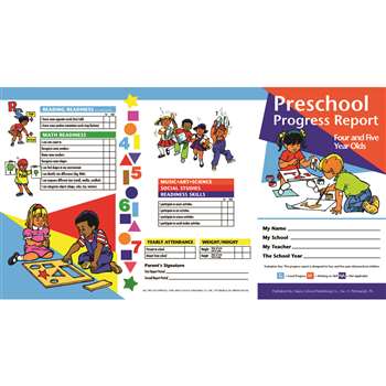 Progress Reports Pk 10-Pk 4-5 Year Olds By Hayes School Publishing