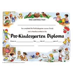 Pre-Kindergarten Diploma 30/Pk By Hayes School Publishing