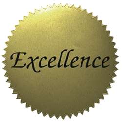 Stickers Gold Excellence 50/Pk 2 Diameter By Hayes School Publishing