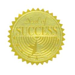 Gold Foil Embossed Seals Seal Of Success, H-VA376