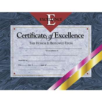 Certificates Of Excellence 30 Pk 8.5 X 11 By Hayes School Publishing