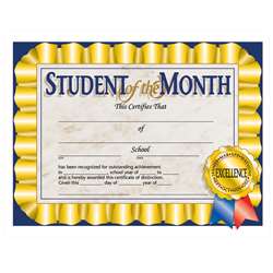 Certificates Student Of The 30/Pk Month 8.5 X 11 By Hayes School Publishing