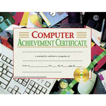 Certificates Computer 30/Pk 8.5X11 Achievement By Hayes School Publishing